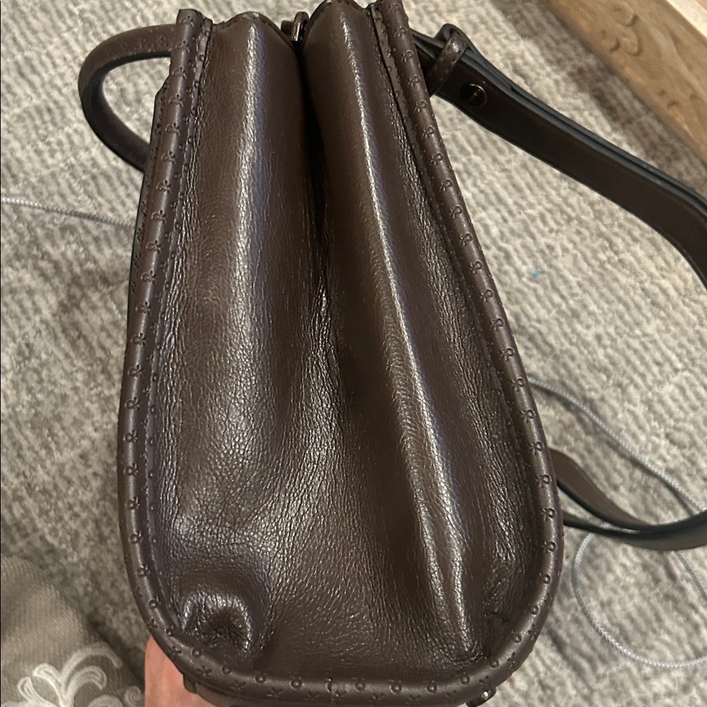 Calvin Klein Moon Logo Shoulder Bag In Java - Picture 7 of 8